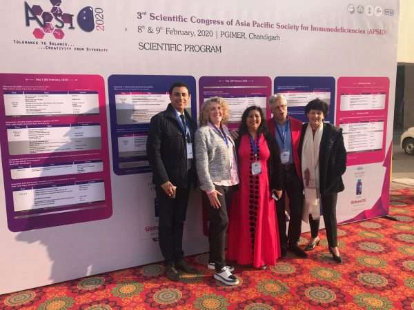 Geraldine with members from IPOPI and attendees from the Scientific sessions